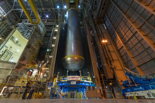 NASA image: NASA Readies Artemis II Liquid Hydrogen Tank for Next Phase of Manufacturing
